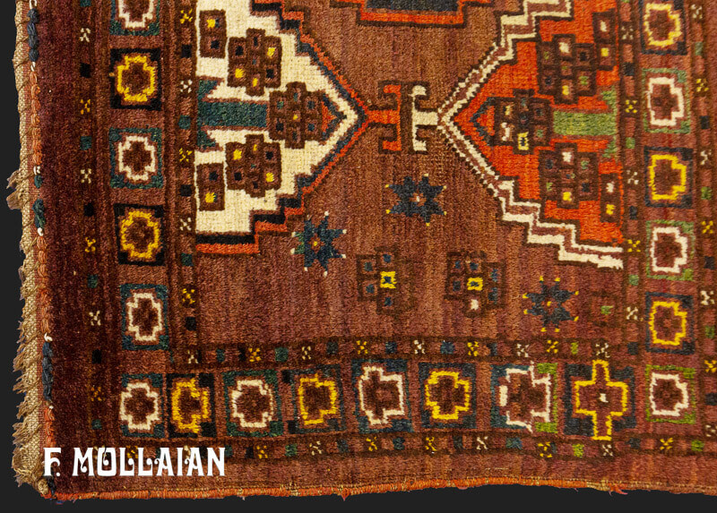 Antique Turkmen Torba Rug n°:77561894